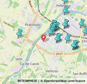 Mappa Via Niccolo Ugo Foscolo, 42019 Scandiano RE, Italia (1.0555)