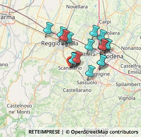 Mappa Via Miglioli, 42019 Scandiano RE, Italia (10.39611)