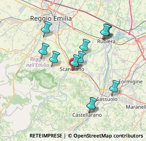 Mappa Viale Kennedy, 42019 Scandiano RE, Italia (7.0125)