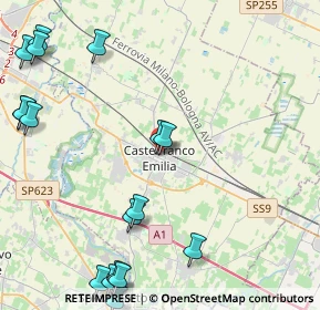 Mappa Piazza Giuseppe Garibaldi, 41013 Castelfranco Emilia MO, Italia (6.4575)