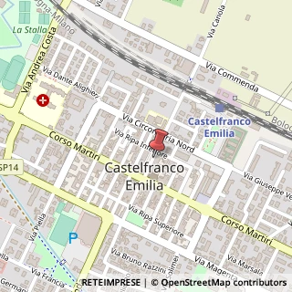 Mappa Piazza Giuseppe Garibaldi, 17, 41013 Castelfranco Emilia, Modena (Emilia Romagna)
