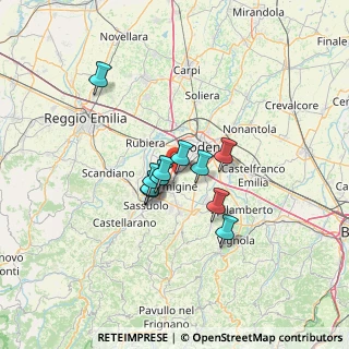 Mappa Via Adriano Fiori, 41043 Formigine MO, Italia (9.12273)