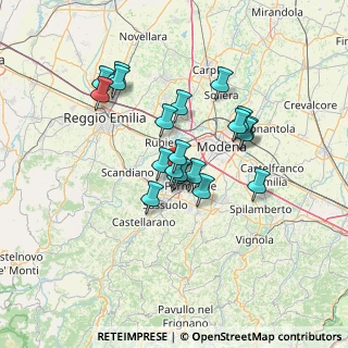 Mappa Via Adige, 41043 Formigine MO, Italia (11.2095)