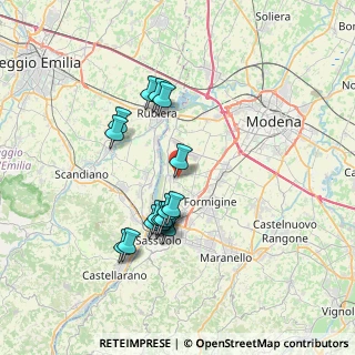 Mappa Via Adige, 41043 Formigine MO, Italia (6.49063)