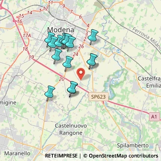 Mappa Str. Gherbella, 41126 Modena MO, Italia (3.29)