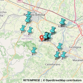 Mappa Via delle Scuole, 42109 Scandiano RE, Italia (6.595)