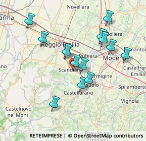 Mappa Via Galileo Galilei, 42019 Scandiano RE, Italia (13.80857)