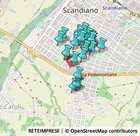 Mappa Via Pier Paolo Pasolini, 42019 Scandiano RE, Italia (0.31538)