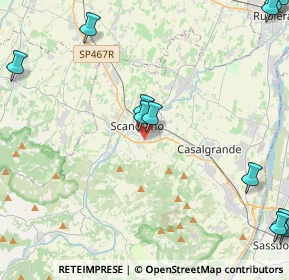 Mappa Via Bismantova, 42019 Scandiano RE, Italia (6.93)