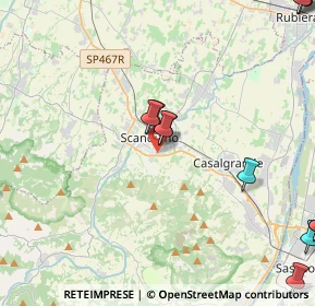 Mappa Via Bismantova, 42019 Scandiano RE, Italia (6.38462)