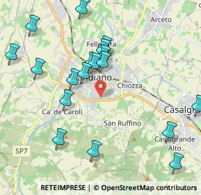 Mappa Via Bismantova, 42019 Scandiano RE, Italia (2.4405)