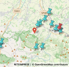 Mappa Via L. da Reggio, 42020 Albinea RE, Italia (5.24857)