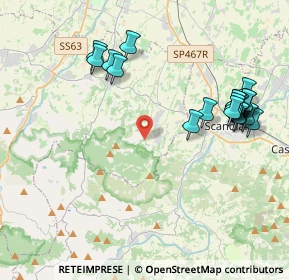 Mappa Via L. da Reggio, 42020 Albinea RE, Italia (4.5815)