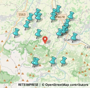 Mappa Via L. da Reggio, 42020 Albinea RE, Italia (4.205)
