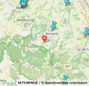 Mappa Via L. da Reggio, 42020 Albinea RE, Italia (4.051)