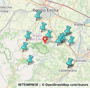 Mappa Via L. da Reggio, 42020 Albinea RE, Italia (7.24571)