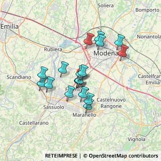 Mappa Via A . Crespellani, 41043 Formigine MO, Italia (5.685)