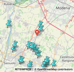 Mappa Via A . Crespellani, 41043 Formigine MO, Italia (5.5405)