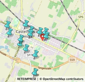 Mappa Via Montegrappa, 41013 Castelfranco Emilia MO, Italia (0.99571)