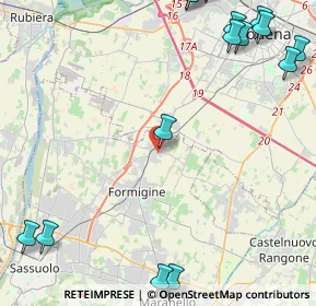 Mappa Via Amici G. B., 41043 Formigine MO, Italia (6.758)