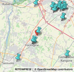 Mappa Via Amici G. B., 41043 Formigine MO, Italia (5.7925)