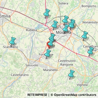 Mappa Via Geminiano Zanasi, 41043 Formigine MO, Italia (8.34571)