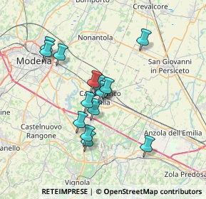 Mappa Via Marsala, 41013 Castelfranco Emilia MO, Italia (6.1)