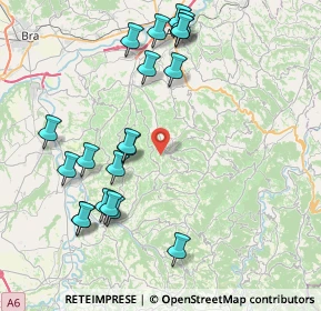 Mappa Località Bricco del Gallo, 12050 Sinio CN, Italia (9.04)