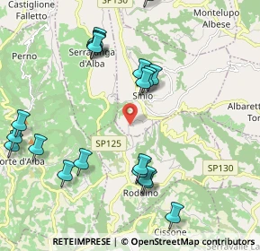 Mappa Località Bricco del Gallo, 12050 Sinio CN, Italia (2.3805)