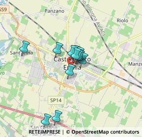 Mappa Via Bruno Razzini, 41013 Castelfranco Emilia MO, Italia (1.2025)