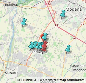 Mappa Via Erri Billò, 41043 Modena MO, Italia (2.74091)