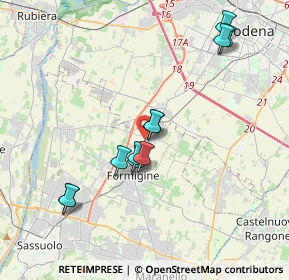 Mappa Via Erri Billò, 41043 Modena MO, Italia (3.63545)