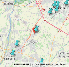 Mappa Via Erri Billò, 41043 Modena MO, Italia (6.75909)