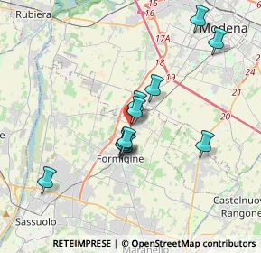 Mappa Via Erri Billò, 41043 Modena MO, Italia (3.16273)
