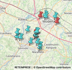 Mappa Via Erri Billò, 41043 Modena MO, Italia (5.67)