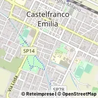Térkép Castelfranco Emilia