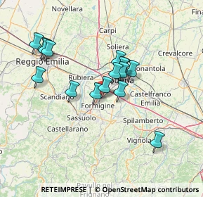 Mappa Via Palmiro Togliatti, 41043 Casinalbo MO, Italia (12.49063)