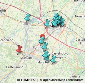 Mappa Via Giardini Nord, 41043 Casinalbo MO, Italia (7.14882)