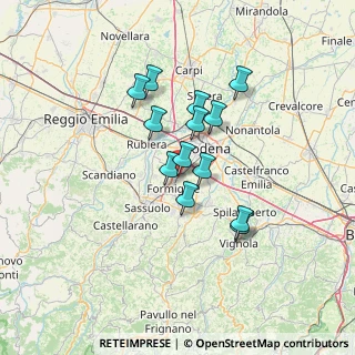 Mappa Via Giardini Nord, 41043 Casinalbo MO, Italia (10.63615)