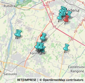 Mappa Via Giardini Nord, 41043 Casinalbo MO, Italia (3.904)