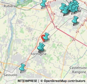 Mappa Via Giardini Nord, 41043 Casinalbo MO, Italia (5.7845)