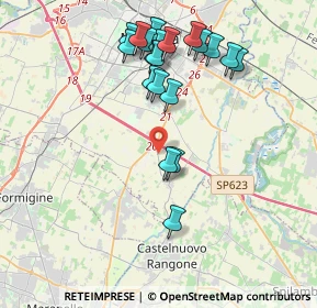 Mappa Strada Castelnuovo Rangone, 41126 Modena MO, Italia (4.0355)