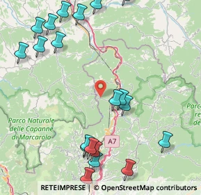 Mappa Via Monte Grappa, 16019 Ronco Scrivia GE, Italia (10.902)