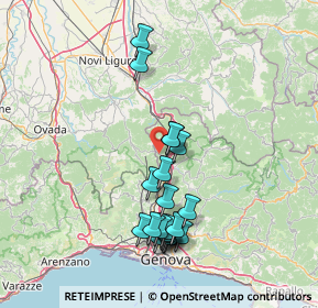 Mappa Via Monte Grappa, 16019 Ronco Scrivia GE, Italia (14.957)