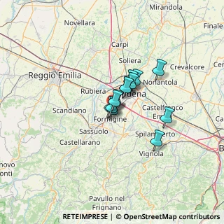 Mappa Casinalbo, 41043 Formigine MO, Italia (7.20077)