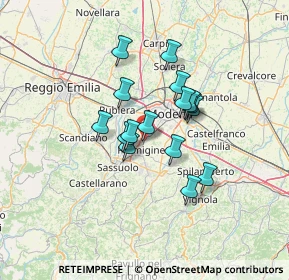 Mappa Casinalbo, 41043 Formigine MO, Italia (10.0275)