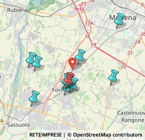 Mappa Casinalbo, 41043 Formigine MO, Italia (3.53273)