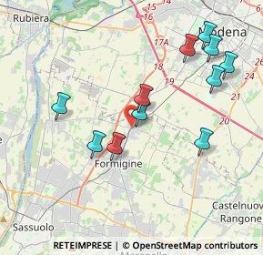 Mappa Casinalbo, 41043 Formigine MO, Italia (4.00818)