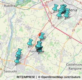 Mappa Casinalbo, 41043 Formigine MO, Italia (4.496)