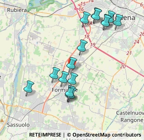Mappa Casinalbo, 41043 Formigine MO, Italia (4.05313)
